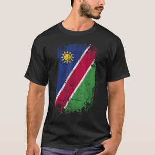 Länderflagge Souvenir Grunge Flag Namibia T-Shirt