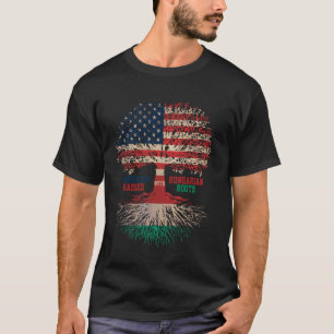 Länderflagge USA und Ungarn Roots Ungarisch A T-Shirt
