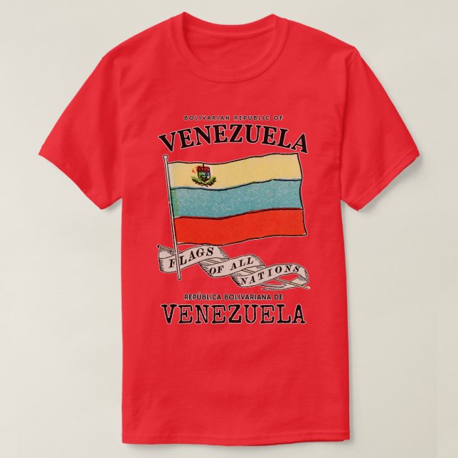 Länderflagge Venezuela T-Shirt (Design vorne)