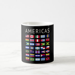 Länderflaggen Amerikas nationale Flaggen Amerika Kaffeetasse
