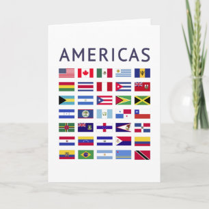 Länderflaggen Amerikas nationale Flaggen Amerika Karte