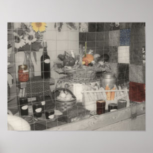 Ländergerechte Produktion - teilweise Farbe Poster