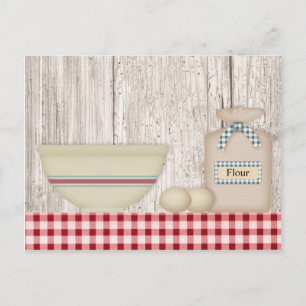 Länderkennung Postkarte