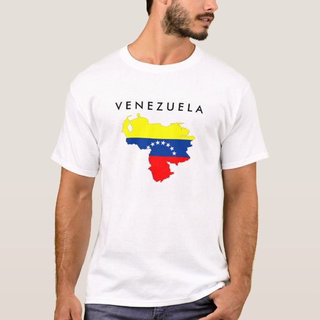 Länderkennzeichen für Venezuela T-Shirt (Vorderseite)
