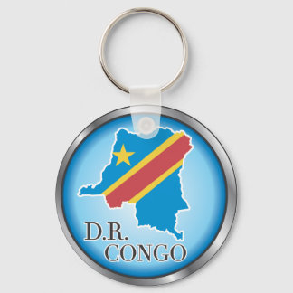 Länderknöpfe in Afrika Schlüsselanhänger