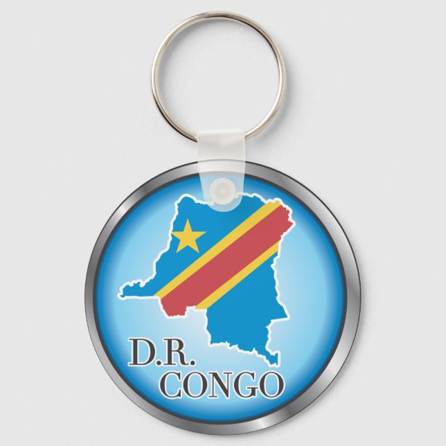 Länderknöpfe in Afrika Schlüsselanhänger (Vorderseite)