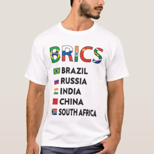 Länderliste der Brics, Brikettflagge T-Shirt