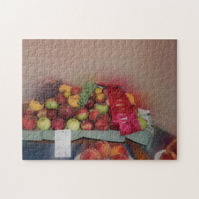 Ländermesse Herbst Ernte Obstdarstellung Puzzle (Horizontal)