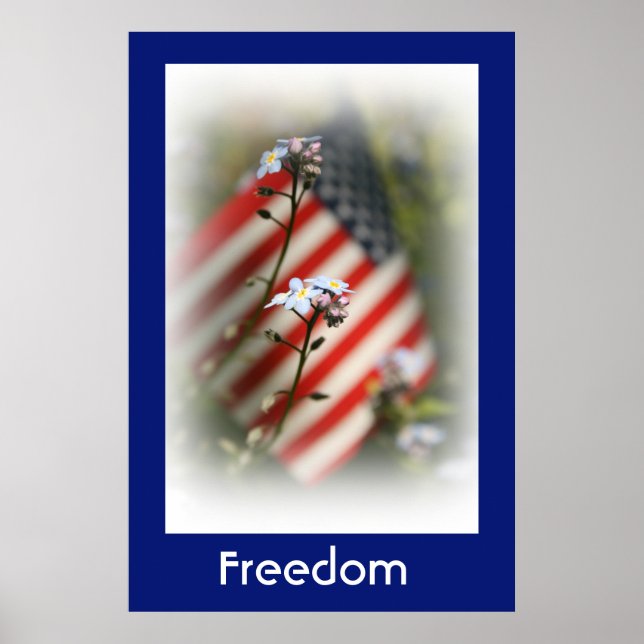 Länderplakat für Freiheit Poster (Vorne)