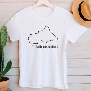 Länderplan der Zentralafrikanischen Republik - Kon T-Shirt