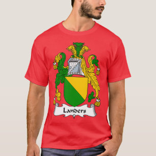 Landers Coat of Arms Familienwappen T-Shirt