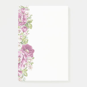 Länderspezifische Blume Post-it Klebezettel