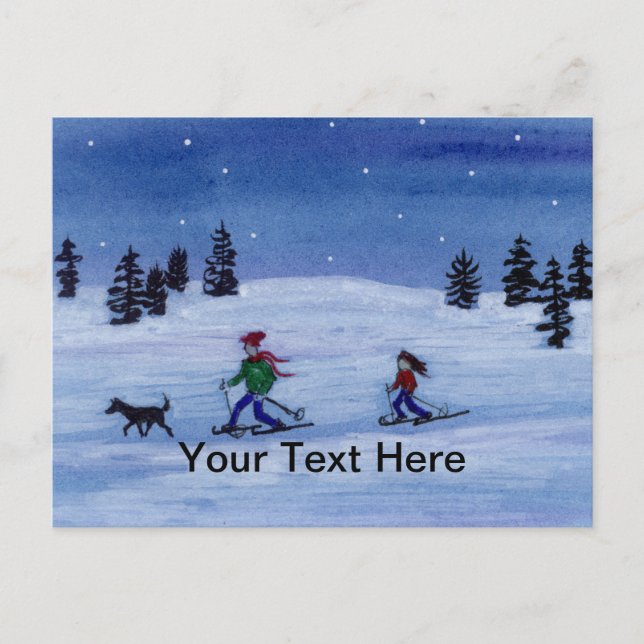 Länderübergreifend Postkarte (Vorderseite)