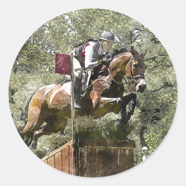 Länderübergreifend Runder Aufkleber (Vorderseite)