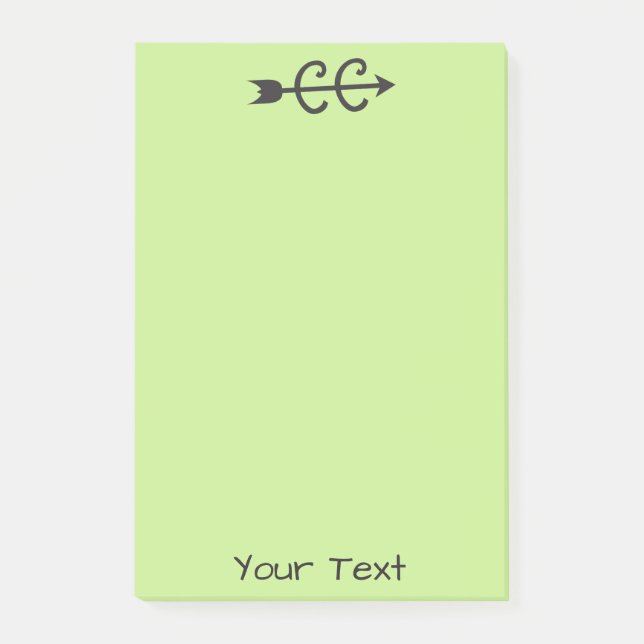 Länderübergreifendes Laufsymbol Post-it Klebezettel (Vorderseite)