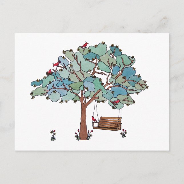 Länderumstellung Neue Adresse verschieben Ankündigungspostkarte (Vorderseite)