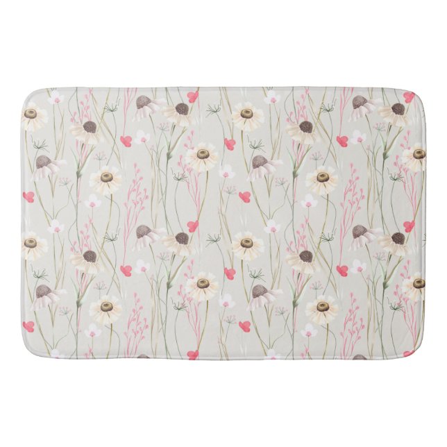 Landesausdruck der Wiesenlandschaft Hütte Badematte (Vorderseite)