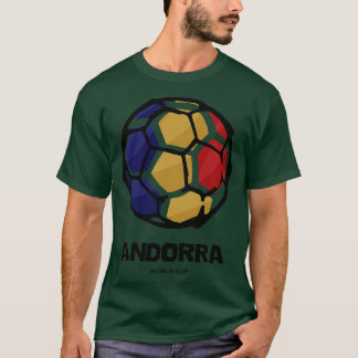 Landesflagge Andorra T-Shirt