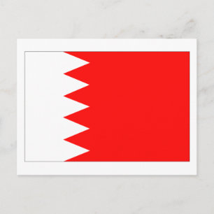 Landesflagge Bahrain Postkarte