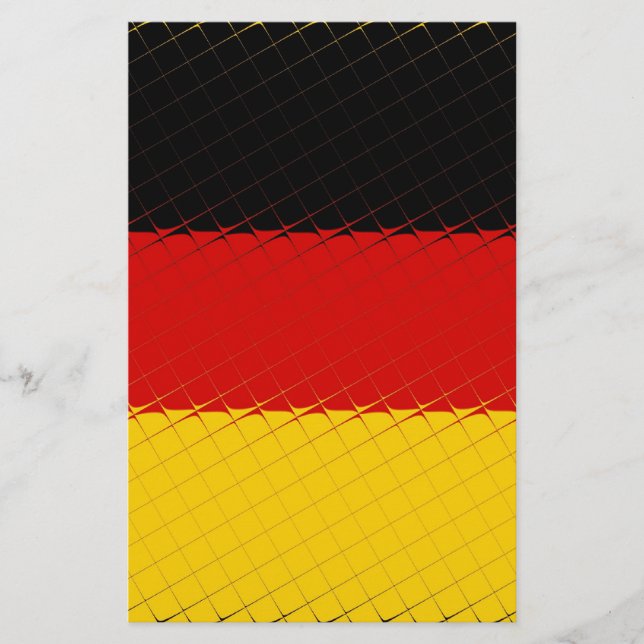 Landesflagge Deutschland Briefpapier (Vorderseite)