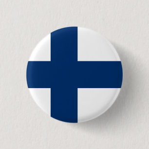 Landesflagge Finnland Button