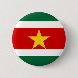 Landesflagge-Nationssymbol Surinams Surinam Button