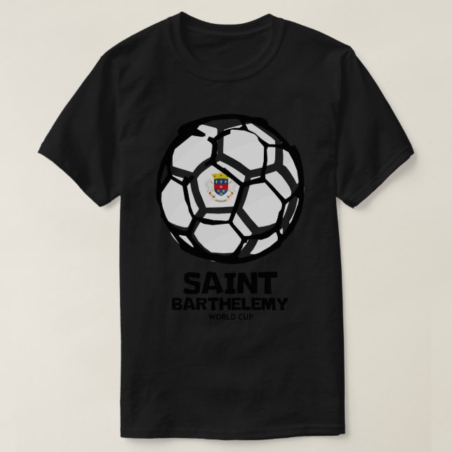 Landesflagge Saint Barthlemy T-Shirt (Design vorne)