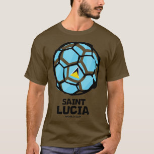 Landesflagge Saint Lucia T-Shirt