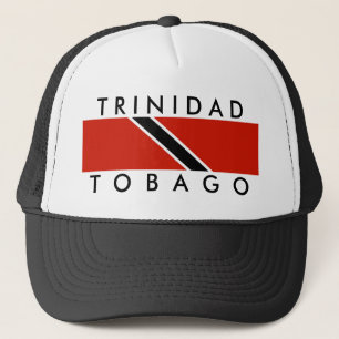 Landesflaggesymbol-Namentext Trinidads Tobago Truckerkappe