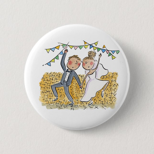 Landeshochzeit Button (Vorderseite)