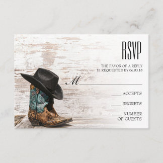 Landeshochzeit (RSVP-Karte) RSVP Karte