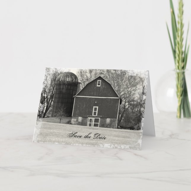 Landesstall Hochzeit speichern Datum Ankündigung (Vorderseite)