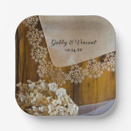 Landesvorstand und Blume-Hochzeit Pappteller