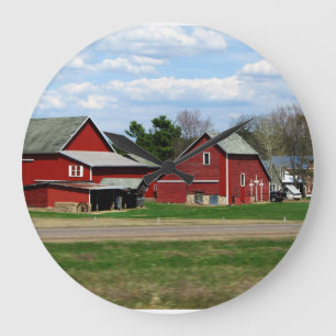 Landeszeit Große Wanduhr