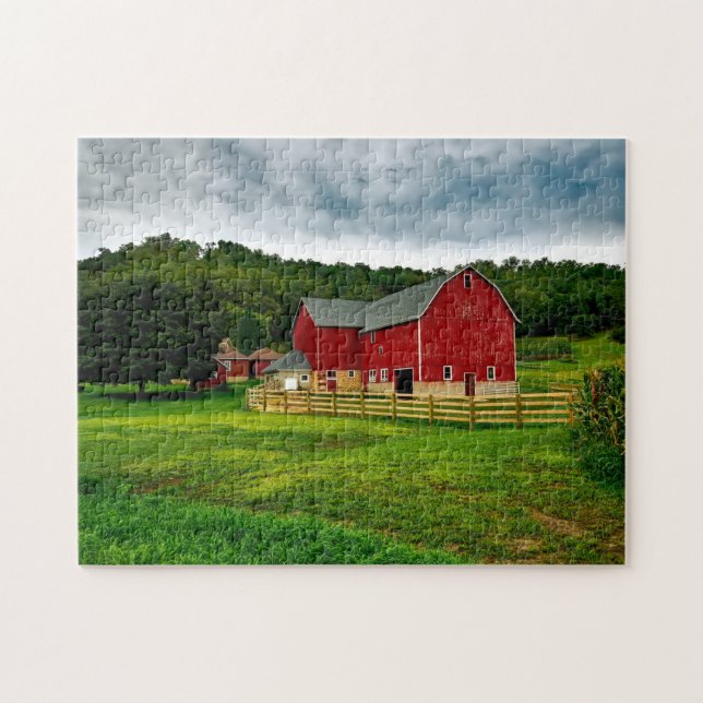 Landfotografie USA Landschaft Hübsch Landschaft Puzzle (Horizontal)