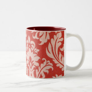 Landfranzösische rote Chic-Tasse Zweifarbige Tasse