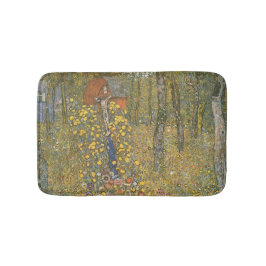 Landgarten mit Kruzifix (von Gustav Klimt) Badematte