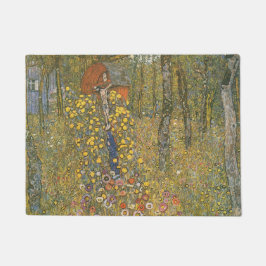 Landgarten mit Kruzifix (von Gustav Klimt) Fußmatte