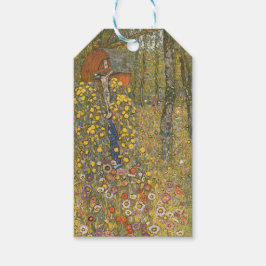 Landgarten mit Kruzifix (von Gustav Klimt) Geschenkanhänger