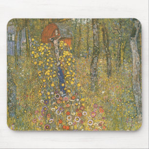 Landgarten mit Kruzifix (von Gustav Klimt) Mousepad
