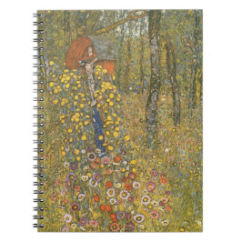 Landgarten mit Kruzifix (von Gustav Klimt) Notizblock