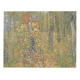 Landgarten mit Kruzifix (von Gustav Klimt) Notizblock