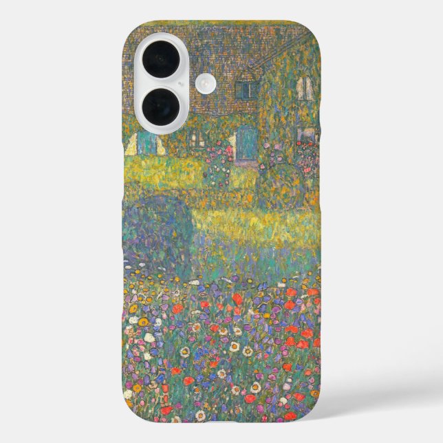 Landhaus am Attersee von Gustav Klimt Case-Mate iPhone Hülle (Rückseite)