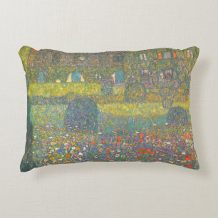 Landhaus am Attersee von Gustav Klimt Zierkissen