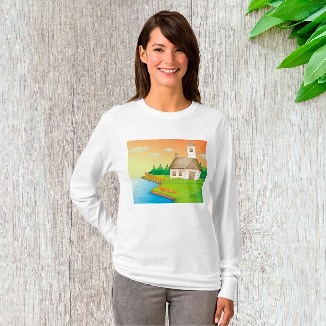 Landhaus am See T-Shirt (Von Creator hochgeladen)
