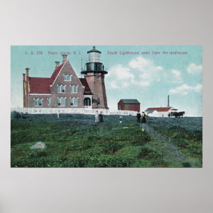 Landhaus Aussicht auf das Südlichtthaus Poster