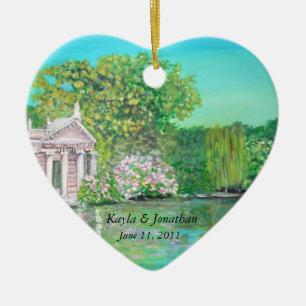 Landhaus Borghese, Wedding Verzierung Keramik Ornament