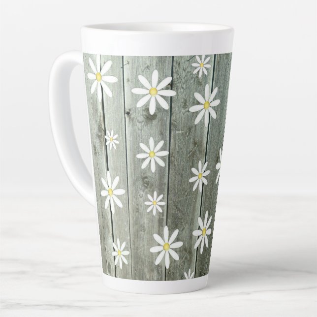 Landhaus-Gänseblümchen Milchtasse (Linke Ecke)