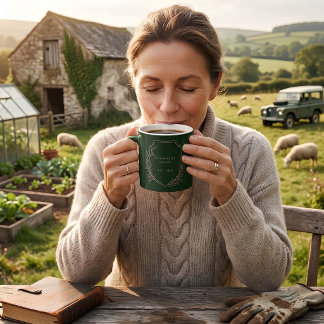Landhaus-Kern-Gärtner Botanisches Benutzerdefinier Kaffeetasse