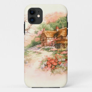 Landhaus mit Blumen Case-Mate iPhone Hülle